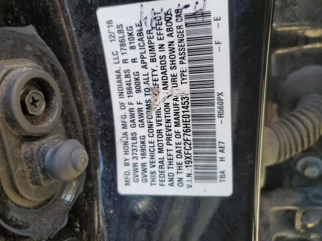 2017 HONDA CIVIC EX - 19XFC2F76HE014537