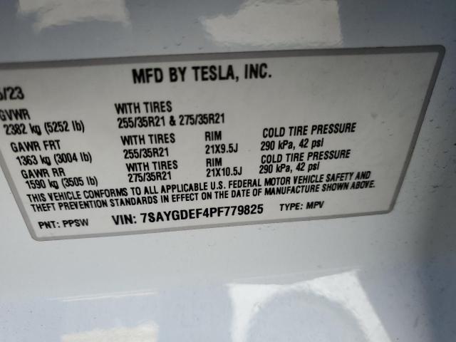 2023 TESLA MODEL Y - 7SAYGDEF4PF779825