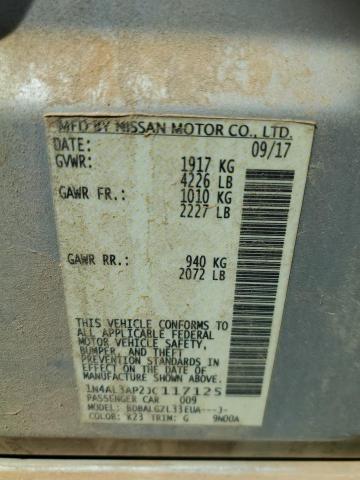 2018 NISSAN ALTIMA 2.5 - 1N4AL3AP2JC117125