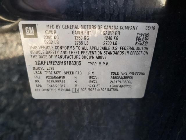 2017 GMC TERRAIN DE - 2GKFLRE35H6104385