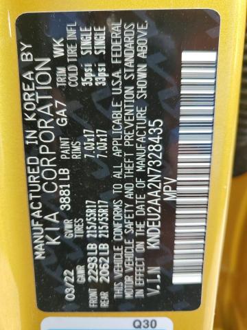 2022 KIA SELTOS S - KNDEU2AA2N7328435