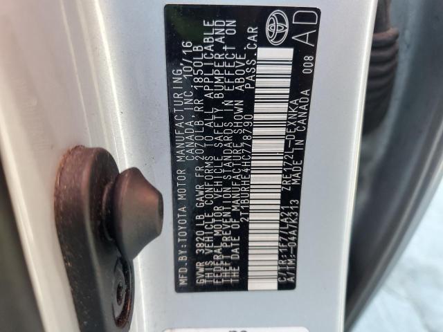 2017 TOYOTA COROLLA L - 2T1BURHE4HC778790