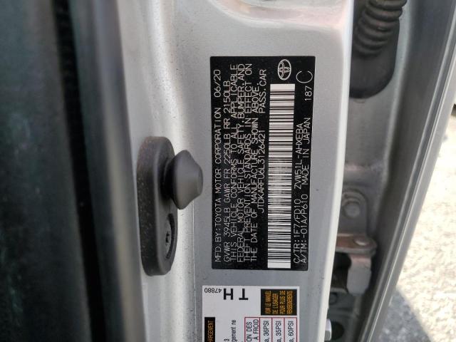 2020 TOYOTA PRIUS L - JTDKARFU6L3126421
