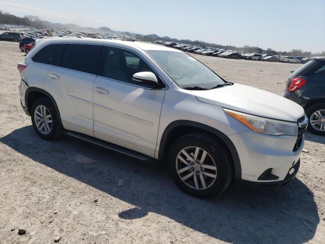 Vin: 5tdzarfh4es004563, lot: 50735365, toyota highlander le 20144
