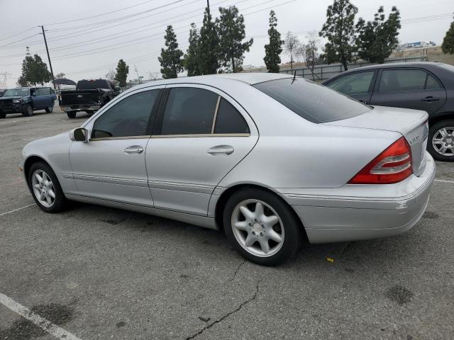 MERCEDES-BENZ C 320 2001 silver  flexible fuel WDBRF64J01F124150 photo #3