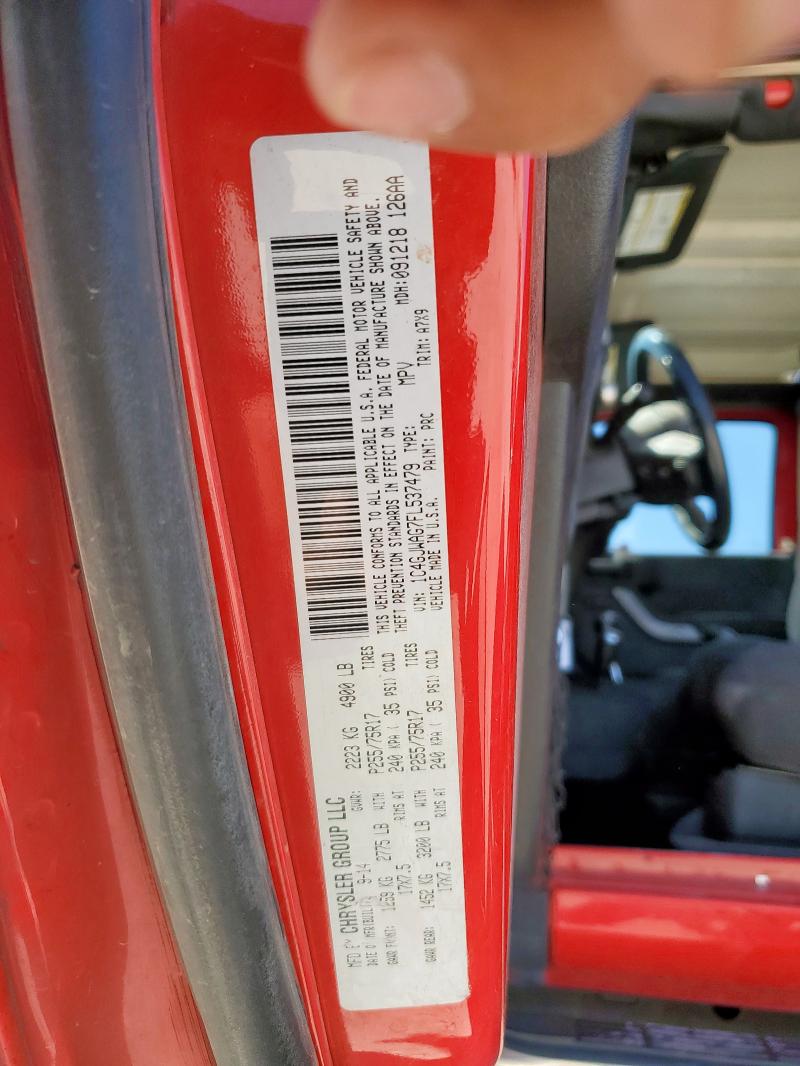 2015 JEEP WRANGLER 1C4GJWAG7FL537479