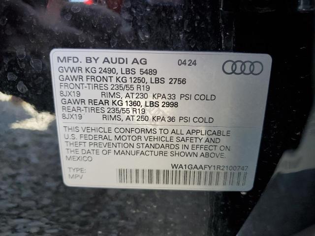 2024 AUDI Q5 PREMIUM - WA1GAAFY1R2100747