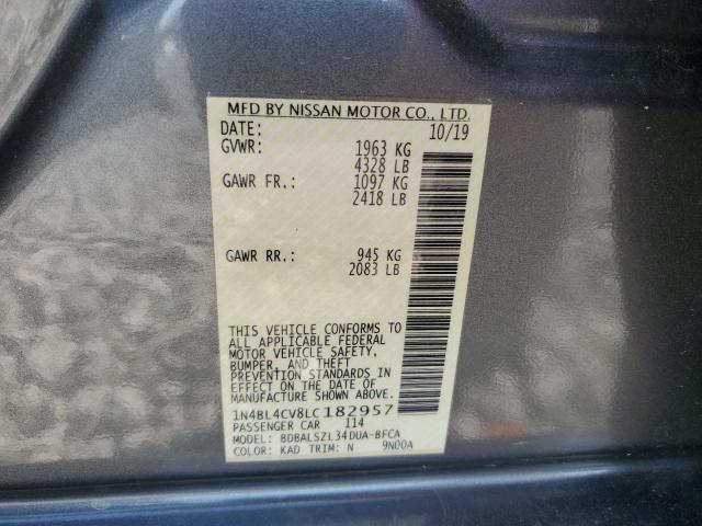 2020 NISSAN ALTIMA SR - 1N4BL4CV8LC182957