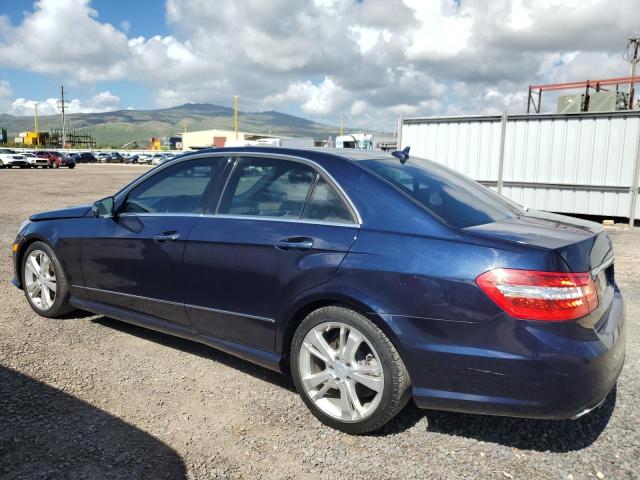 MERCEDES-BENZ E 350 2013 blue sedan 4d gas WDDHF5KBXDA692948 photo #3