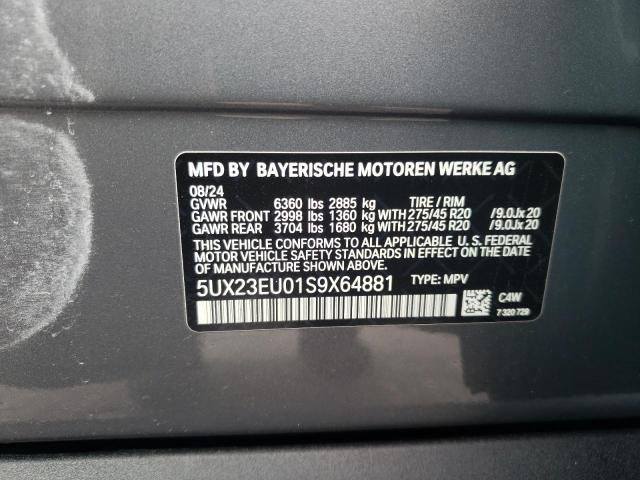 2025 BMW X5 XDRIVE4 - 5UX23EU01S9X64881