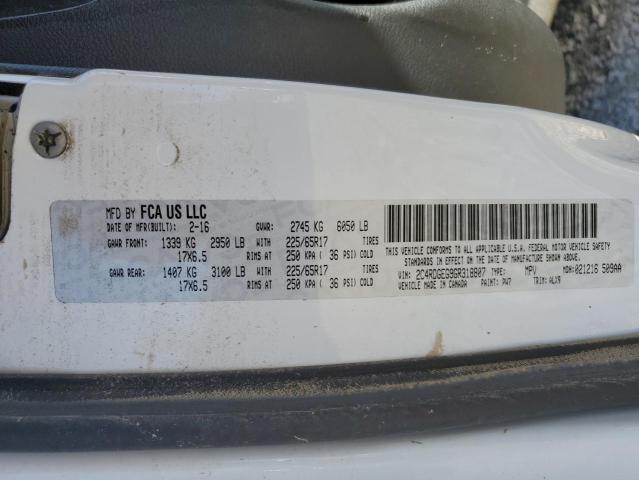 2016 DODGE GRAND CARA - 2C4RDGEG9GR318807