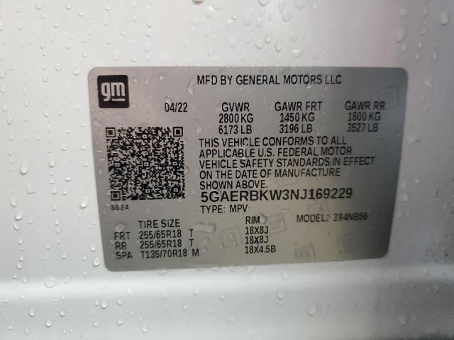 2022 BUICK ENCLAVE ES - 5GAERBKW3NJ169229