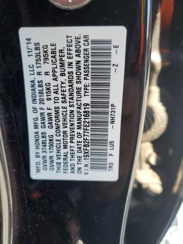 2015 HONDA CIVIC SE 19XFB2F77FE216819