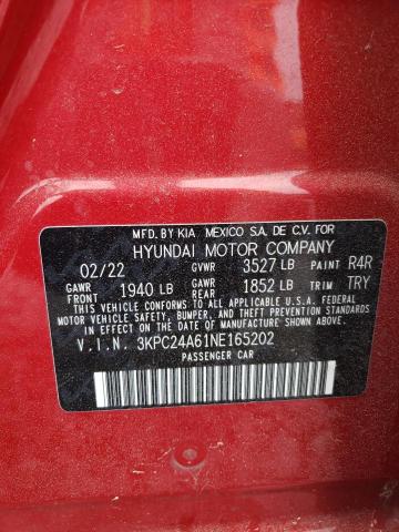 2022 HYUNDAI ACCENT SE - 3KPC24A61NE165202