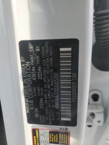 2025 KIA K5 GT LINE - KNAG64J73S5315393