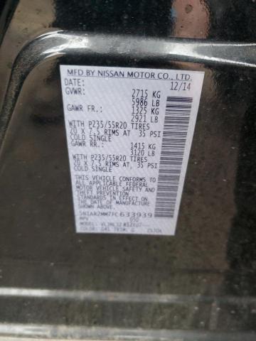 2015 NISSAN PATHFINDER - 5N1AR2MM7FC633939