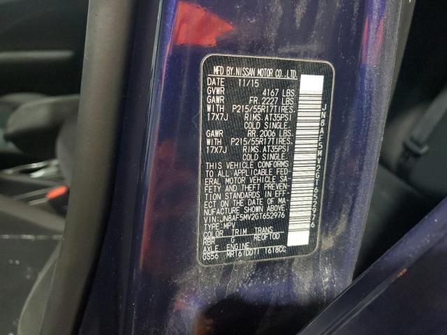 2016 NISSAN JUKE S - JN8AF5MV2GT652976