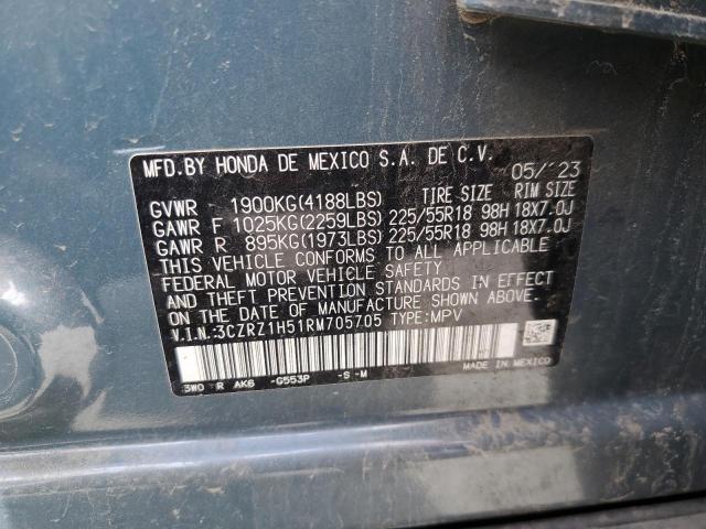 2024 HONDA HR-V SPORT 3CZRZ1H51RM705705