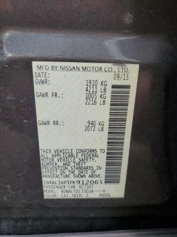 2015 NISSAN ALTIMA 2.5 - 1N4AL3AP3FN912065
