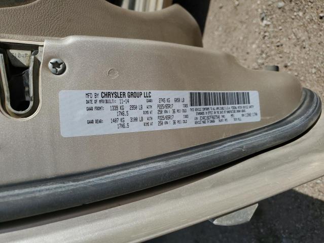 2015 CHRYSLER TOWN & COU - 2C4RC1BG7FR627548