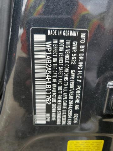 2017 PORSCHE MACAN S - WP1AB2A54HLB11762