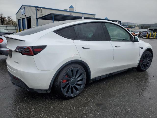 TESLA MODEL Y 2022 white  electric 7SAYGDEF3NF390848 photo #4
