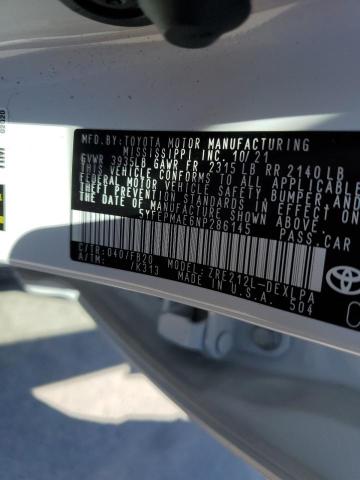 2022 TOYOTA COROLLA LE - 5YFEPMAE6NP286145