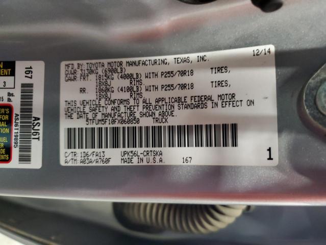 2015 TOYOTA TUNDRA DOU 5TFUM5F10FX060850