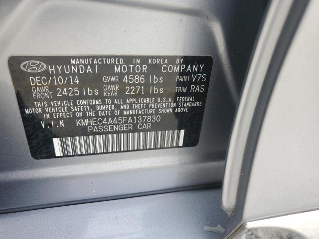 2015 HYUNDAI SONATA HYB - KMHEC4A45FA137830