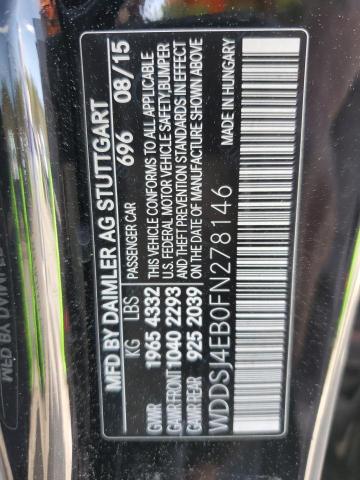 2015 MERCEDES-BENZ CLA 250 - WDDSJ4EB0FN278146