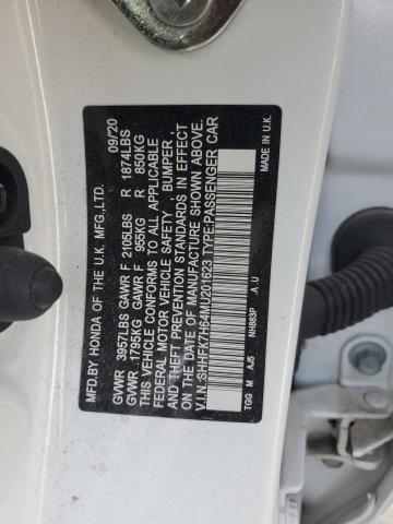 2021 HONDA CIVIC EX - SHHFK7H64MU201623