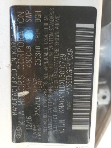 2017 KIA OPTIMA PLU KNAGV4LDXH5010729