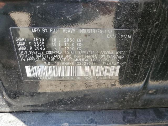 2016 SUBARU LEGACY 2.5 - 4S3BNBN65G3038013