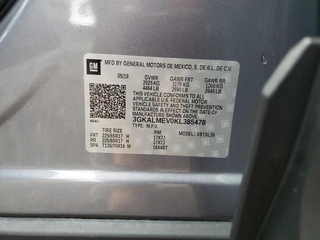 2019 GMC TERRAIN SL - 3GKALMEV0KL385478