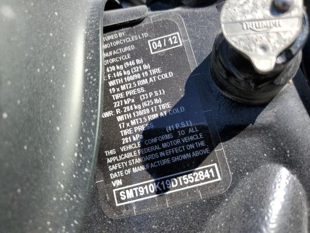 2013 TRIUMPH MOTORCYCLE BONNEVILLE - SMT910K19DT552841