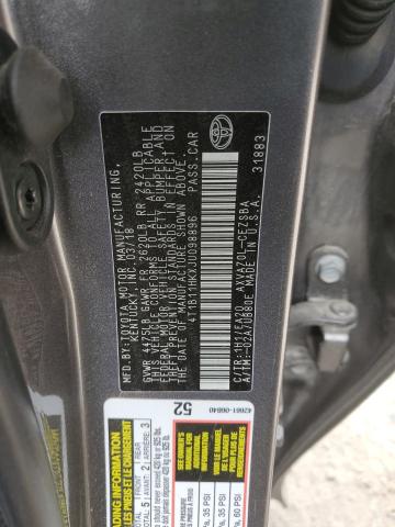 2018 TOYOTA CAMRY L - 4T1B11HKXJU098896
