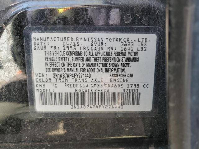 2015 NISSAN SENTRA S - 3N1AB7AP4FY271440