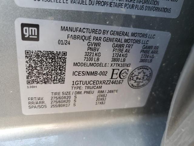 2024 GMC SIERRA K15 - 1GTUUCEDXRZ244167