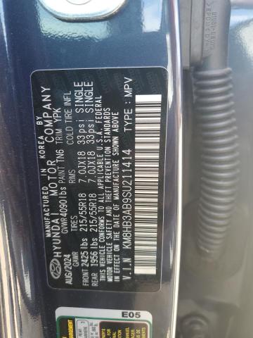 2025 HYUNDAI KONA SEL KM8HB3AB9SU211414