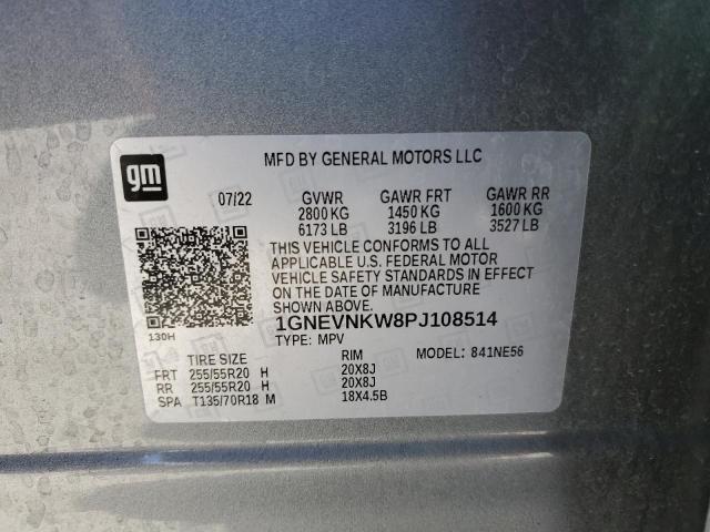 2023 CHEVROLET TRAVERSE H 1GNEVNKW8PJ108514