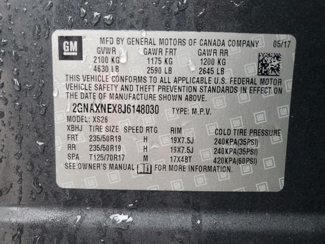 2018 CHEVROLET EQUINOX PREMIER 2GNAXNEX8J6148030