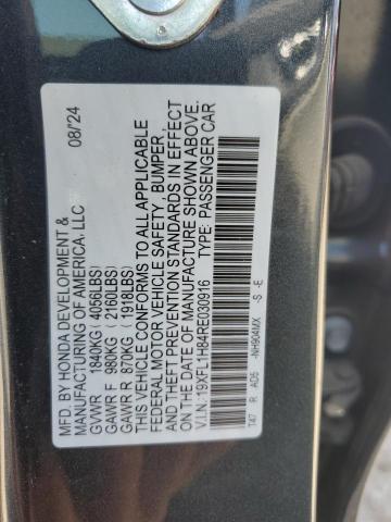 2024 HONDA CIVIC SPOR - 19XFL1H84RE030916