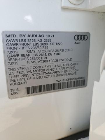 2022 AUDI Q3 PREMIUM - WA1EECF39N1046884