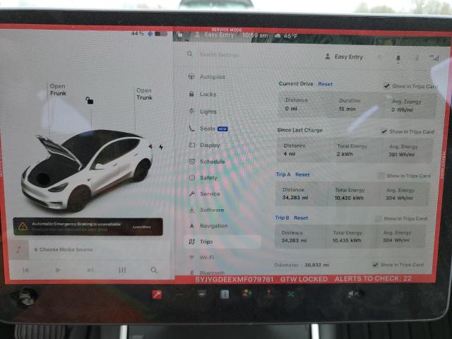 2021 TESLA MODEL Y - 5YJYGDEEXMF079761
