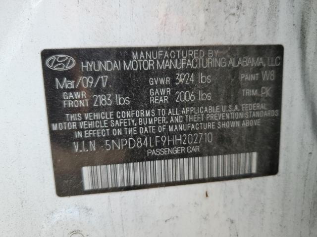 2017 HYUNDAI ELANTRA SE - 5NPD84LF9HH202710