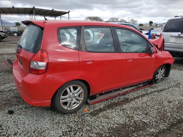 HONDA FIT SW 2007 red  gas JHMGD38627S015707 photo #4