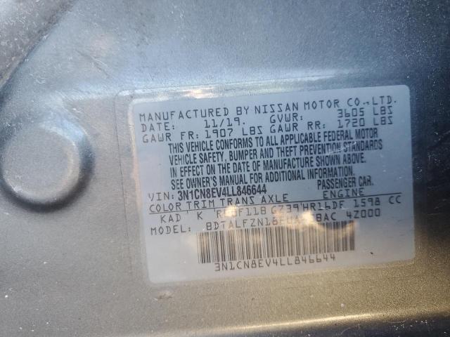 2020 NISSAN VERSA SV - 3N1CN8EV4LL846644