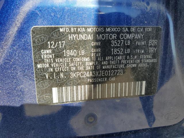 3kpc24a3xje012723 - 2018 Hyundai Accent Se - #50567995