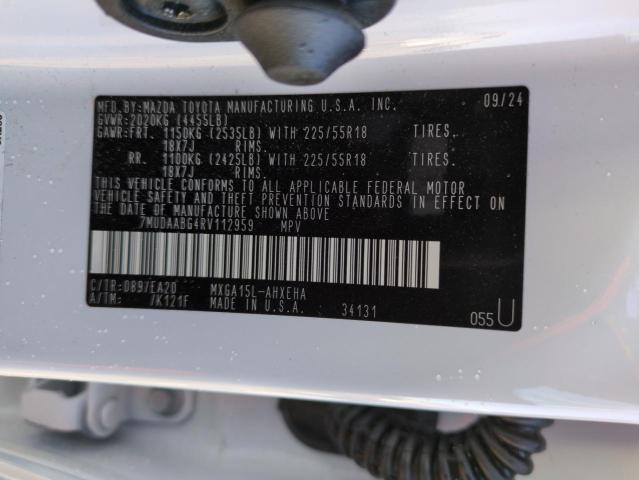 2024 TOYOTA COROLLA CR - 7MUDAABG4RV112959