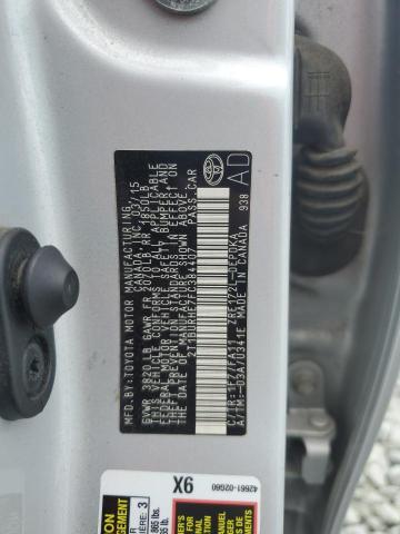 2015 TOYOTA COROLLA L - 2T1BURHE7FC384407